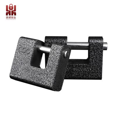 China Durable High Safety Accept customizationlogo packaging ecomputer key antirust Rectangular Iron Padlock for sale