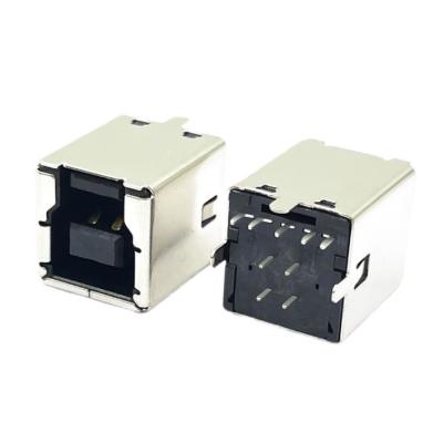 중국 USB3.0 타입 B 여성 PCB USB DIP 커넥터 소켓 검은 HF 180도 T 모양 판매용