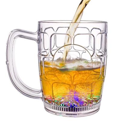 China Luminous LED Induction Beer Mug Bar Game Props RF-693 Glisten Bar Cup Glisten Luminous Supplies Gifts Wholesale Gifts for sale