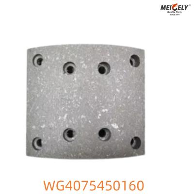 China WG4075450160 Howo Brake Pads Reliable Friction Material For Optimal Stopping Power for sale