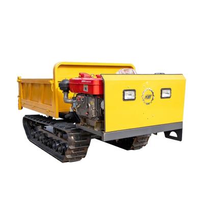 China Hot Sale Mini Hydraulic Dump All Terrain Crawler Truck Diesel Engine Crawler Work Truck Low Speed Dumper For Cheap for sale