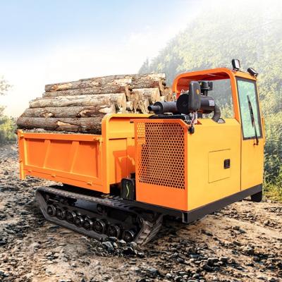 China Low Speed 5 Ton Medium Crawler Dump Hydraulic Dump Off Road Crawler Truck Palm Fruit Crawler Transport Dump Truck for sale
