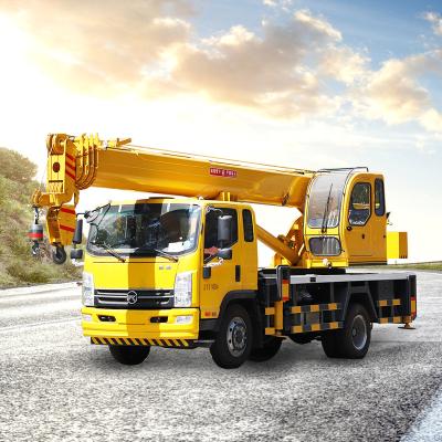 China TRUCK CRANE 8 Ton Truck Crane Lifting National 10ton 12ton 16ton 3 Engine 360 Degree Infinitely for sale