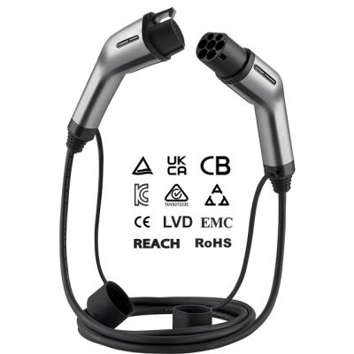 China Carmust Electric Vehicle Type 2 to Type 1 EV Charging Cable EV dual-head charging equipment connectors American standard SK16 for sale