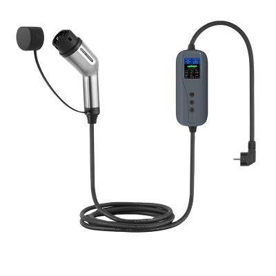 China 1.7KW 2.2KW 2.8KW 3.5KW Electric Car Charger Portable EV Car Charger with TUV/CE/CB/UKCA H16-1 for sale