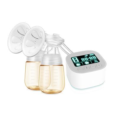 China BPA FREE double breast pump with lcd screen usb double breast pump electric breast pump bpa free for sale