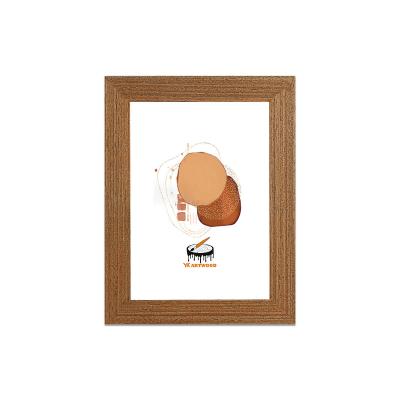 China Wooden 5x7inch Picture Frame Distressed Farmhouse Wood Pattern With Tempered Glass, Display Pictures 5x7 Photo Frame For Table Top Wall for sale