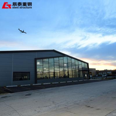 China Easy Assemble Steel Structure Warehouse Workshop Prefabricated Hangar for sale