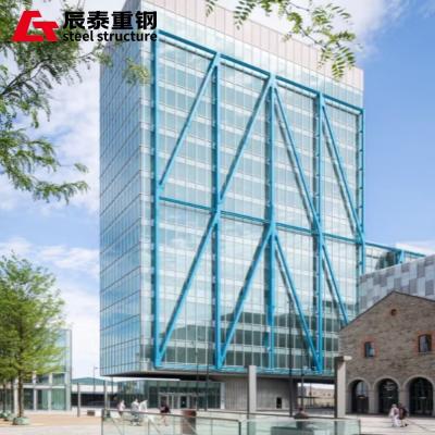 China Recycled Commercial High Rise Steel Structure Office Building for sale