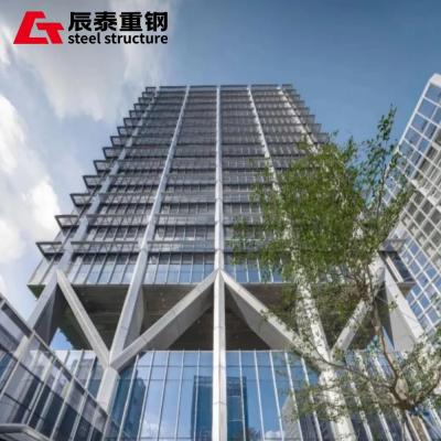 China Prefabricated Steel Structure Office Building With Sandwich Panel Door And Aluminum Door Frame for sale