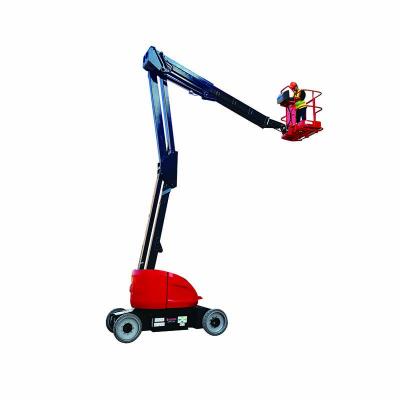 China ZH14 14m Hidrclic Hotels Electric Self Propelled Articulating Boom Lift 230kg for sale
