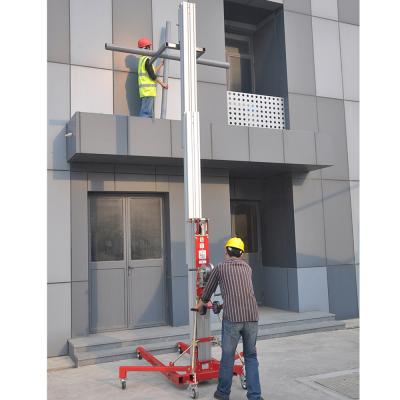 China Hotels LPA-15 5m Small Single Speed Winch Manual Building Material Elevator for sale