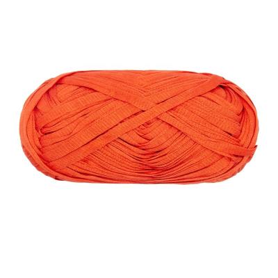 China Yarncrafts Flat Line Ribbon Yarn Crochet Hand Knitting Super Soft Bulky 100% Acrylic Cone Yarn for sale