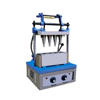 China Hotels Factory Supply Waffle Cone Making Ice Cream Cone Wafer Cookie Maker Machine with Best Price for sale