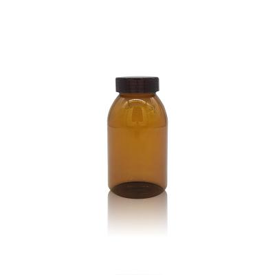 China Empty PET Bottle 210cc 290cc Plastic Bottle Cap Medicine Medicine Plastic Bottle Medical Pill for sale