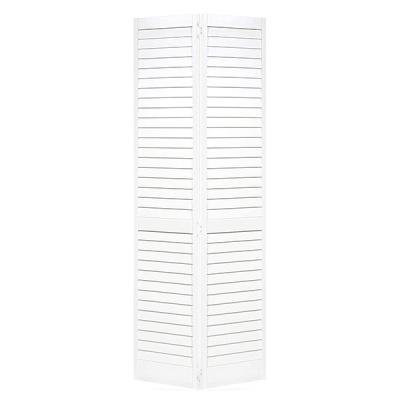 China Sound Insulation Nordic Style Modern Design For Door Concertina Folding Door Wooden White Bifold Doors for sale