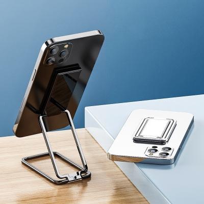 China Phone Ring Holder Finger Kickstand Retractable 360 Rotation Adjustable Metal Grip Hook Car Mount Phone Holder for sale
