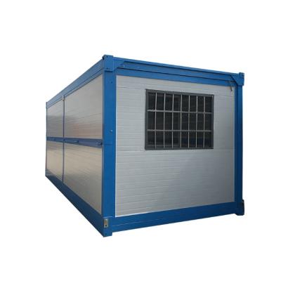 China Modern Installation 20ft 40ft High Speed Steel Frame House Folding Prefab Foldable Prefab Container Houses Container Houses Site Tiny Office for sale