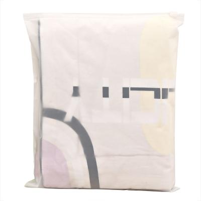 China Customized Size PVC Clear Zipper BIODEGRADABLE Tote Bags Handle Transparent Plastic Cloth Bag for sale