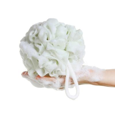 China EXFOLIATE Factory Wholesale Reuse Mesh Bath Sponge Bath Ball Pe Beautiful Loofah for sale