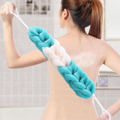 China EXFOLIATE PE Colorful Soft Mesh Bath Body Cleaning Scrubber High Quality Back Body Brush for sale
