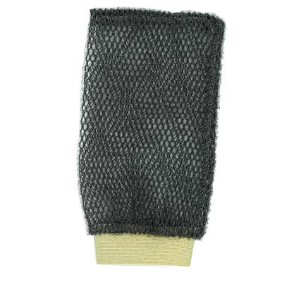China Terry Body Bath Rub Double Sided Towel Stocked Edge Gold Exfoliating Scrub Cloth Bath Towel for sale