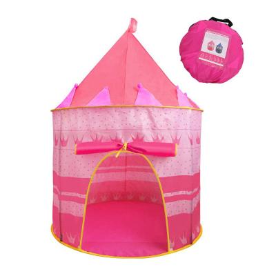 China Easy Foldable Children Play Princess Castle Kids Portable Tent Creative Development Game Folding Tent Outdoor Castle Toy Tent Yurt for sale