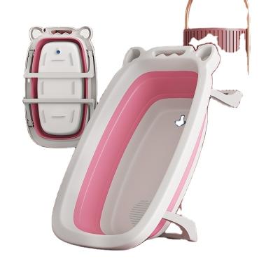 China New Products Plastic New Style Stocked Bathtub Mini Maid Folding Baby Bath Tub With Portable Baby Tub for sale