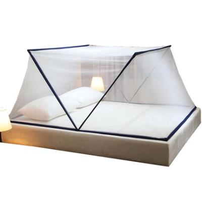 China Hot Selling Folded Free Installation Portable Mosquito Net Bed Adult Folding Mosquito Net for sale