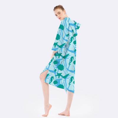 China Hot and superdry long shift dress hypoallergenic waterproof oversized advance bathing long dress long changing dress for sale