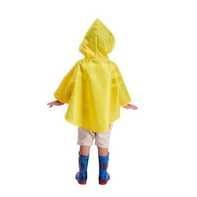 中国 OEMポリエステル レインコート、明確な子供の黄色いレインコート500*800mm 販売のため