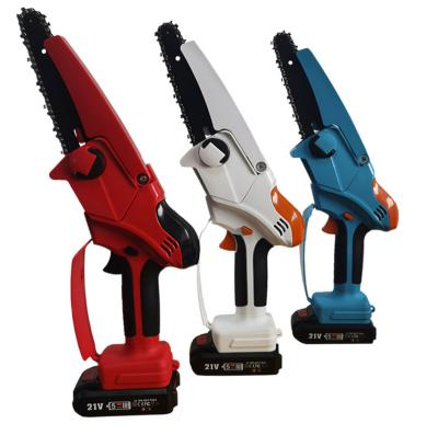 China High Work Efficiency 6 IN Chainsaw 24V Lithium Battery Portable Handle Powered Chainsaw Machine for sale