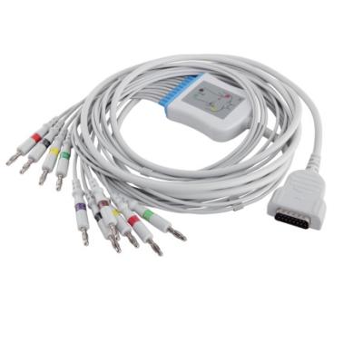 China Conector MAC500 MAC600 2104727-001 do IEC 4.0Banana do cabo e dos Leadwires do ECG de GE Marqutte à venda