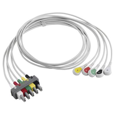 Chine Fil détachable d'électrocardiogramme du CEI de rupture de 5 avances de Philips M1633A M1625A M1621A 989803104571 à vendre