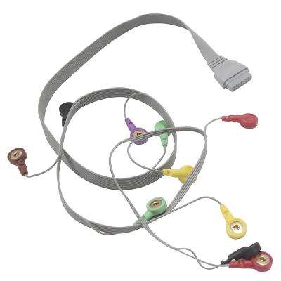 Китай Пациент кабеля Edan SE-2003 SE-2012 Holter ECG привязывает 10 электронных проводов кнопки IEC руководства продается
