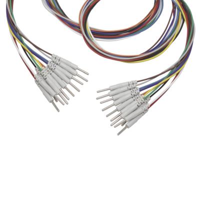 Chine 3,5 l'agrippeur mono de prise aux électrodes de chapeau de la goupille EEG de 2.0mm a plaqué l'électrode de fils du nickel EEG SME à vendre