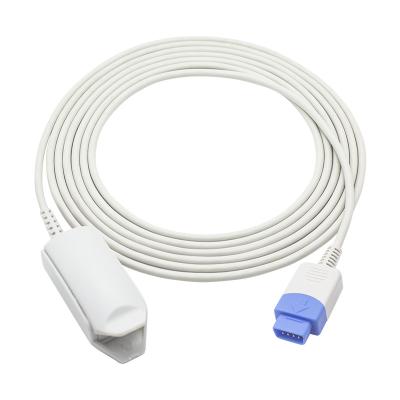 China GE-Datex Sensor 9 de Sonde I4 van Technologie ts-F-D SpO2 van Ohmeda OxyTip TruSignal van Pin Adult Finger Clip SpO2 met e-Reeksen Modules Te koop