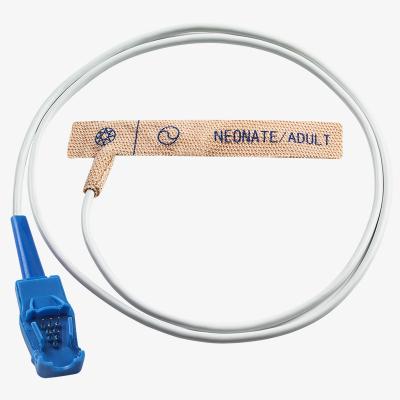 Chine Tissu de bout droit adulte de peau de nouveau-né de sonde jetable du capteur SpO2 de GE Oxytip à vendre