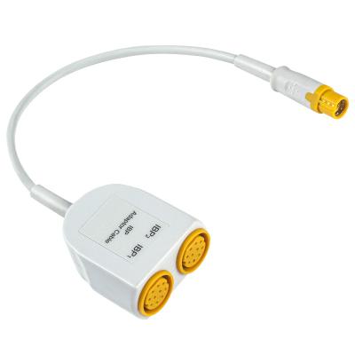 China Cabos duplo compatível do conversor da extensão do pino do cabo 10 do adaptador de Siemens Drager 5588095 IBP 7 ao pino IBP à venda