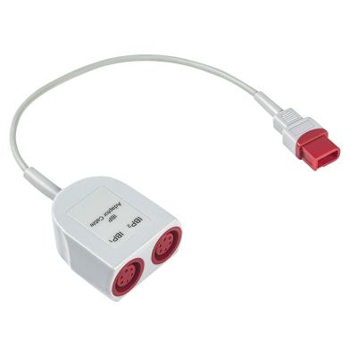 China Kabel 700-0028-00 speld 6 van de Spacelabs Compatibele Dubbele IBP Adapter aan de Convertorkabel van de 10 speldibp Uitbreiding Te koop
