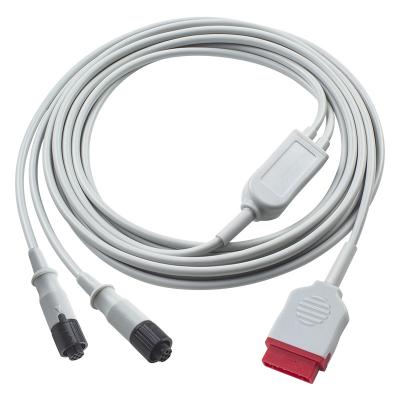 China GE IBP Adapter Cable 11pin tot Dual Medex Logical Connector B650 Tram 500 Transducer Extension Cable Te koop