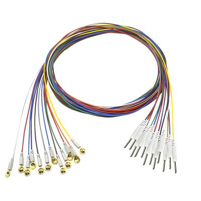 China 3.5 monokoptype Gouden GLB van het Stopeeg EMG Leadwires van het Elektrodeneeg Elektrode Te koop