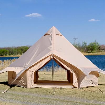 China Camouflage/Field Game inflatable tent for 4-6 people party roof window beige oho top for kids projection cinema screen for sale