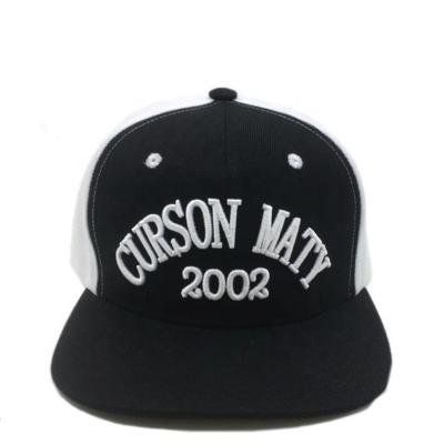 China JOINT Custom Hats Snapback Covers 3D Black Wool Snapback Embroidered Hats Snap Back Snapback Hat Custom Own Logo for sale