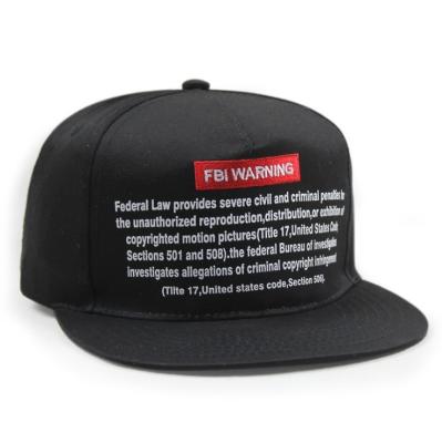 China New five-panel factory supply COMMON custom embroidery embossed snapback cap hats 1 buyer flat embroidery for sale