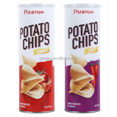 China Panpan Brand Halal Canned Potato Chips Canned Potato Chips 12 months Shelf Life for sale