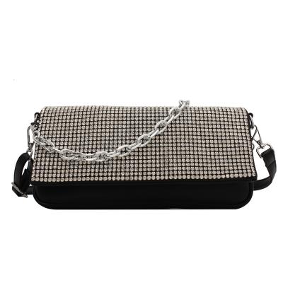 China Other Evening Bags Rhinestones Small Day Clutches Silver Gold Crystal Wedding Party Handbags for Women for sale