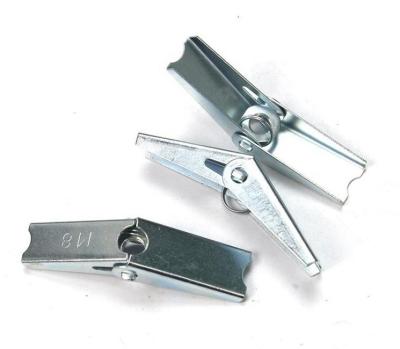 China Galvanized Butterfly Anchor Galvanized Butterfly Anchor Wall Gypsum Wall Fixing Gypsum Board Spring Toggle Hanging Toggle Anchor for sale