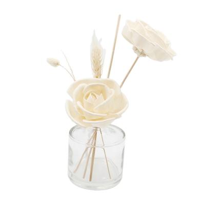 China Sustainable Wholesale Aroma Diffuser Dry Wood Sola Flower Aromatherapy Rattan for sale