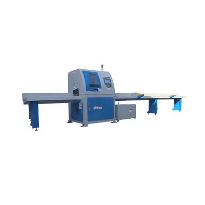 China Wood Pallet Machine Automatic Plank Cut off Saw Machine Siemens PLC Touching Screen for sale